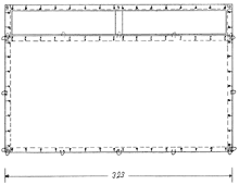 seitenwände - Super-Doppelzeltbahn mit integrierter Tüllfenster/Klappe